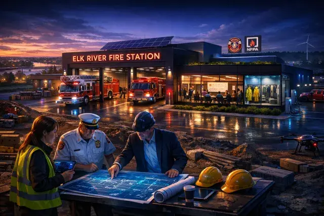 Elk River Advances Plans for Modern Fire Station with Decontamination and Training Facilities
